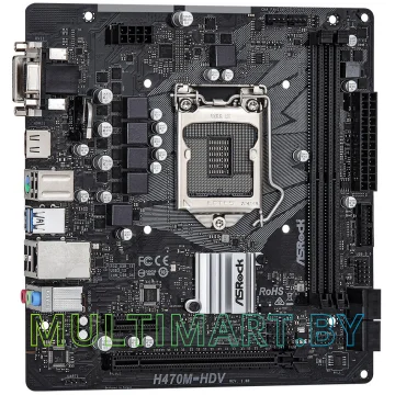 Материнская плата ASRock H470M-HDV картинка 2